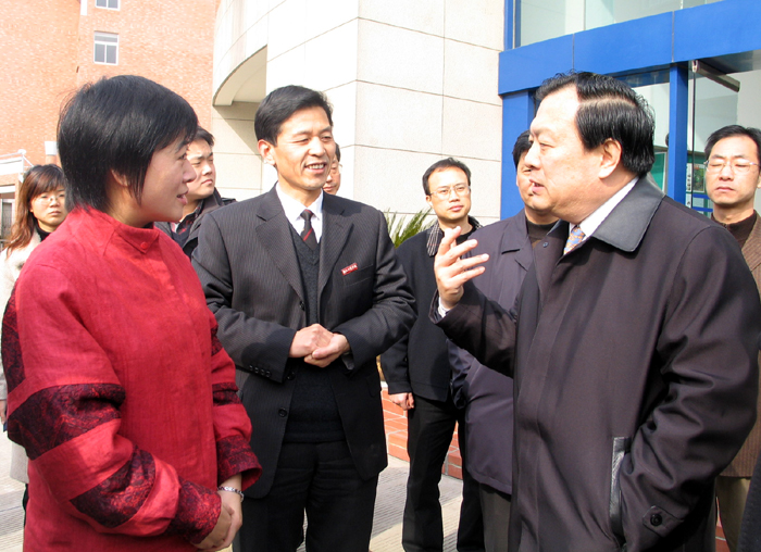 浙江省委副书记夏宝龙视察我校